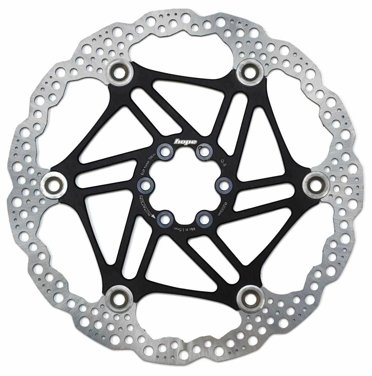 Hope Flytande Bromsskiva Svart 3 Hope Flytande Bromsskiva Svart