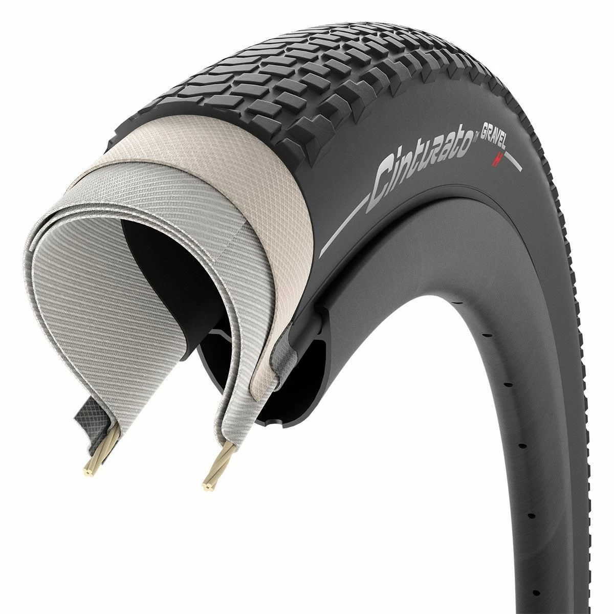 Pirelli Cinturato Gravel H 700x40 Graveldäck Black 4 Pirelli Cinturato Gravel H 700x40 Graveldäck Black - Bild 2